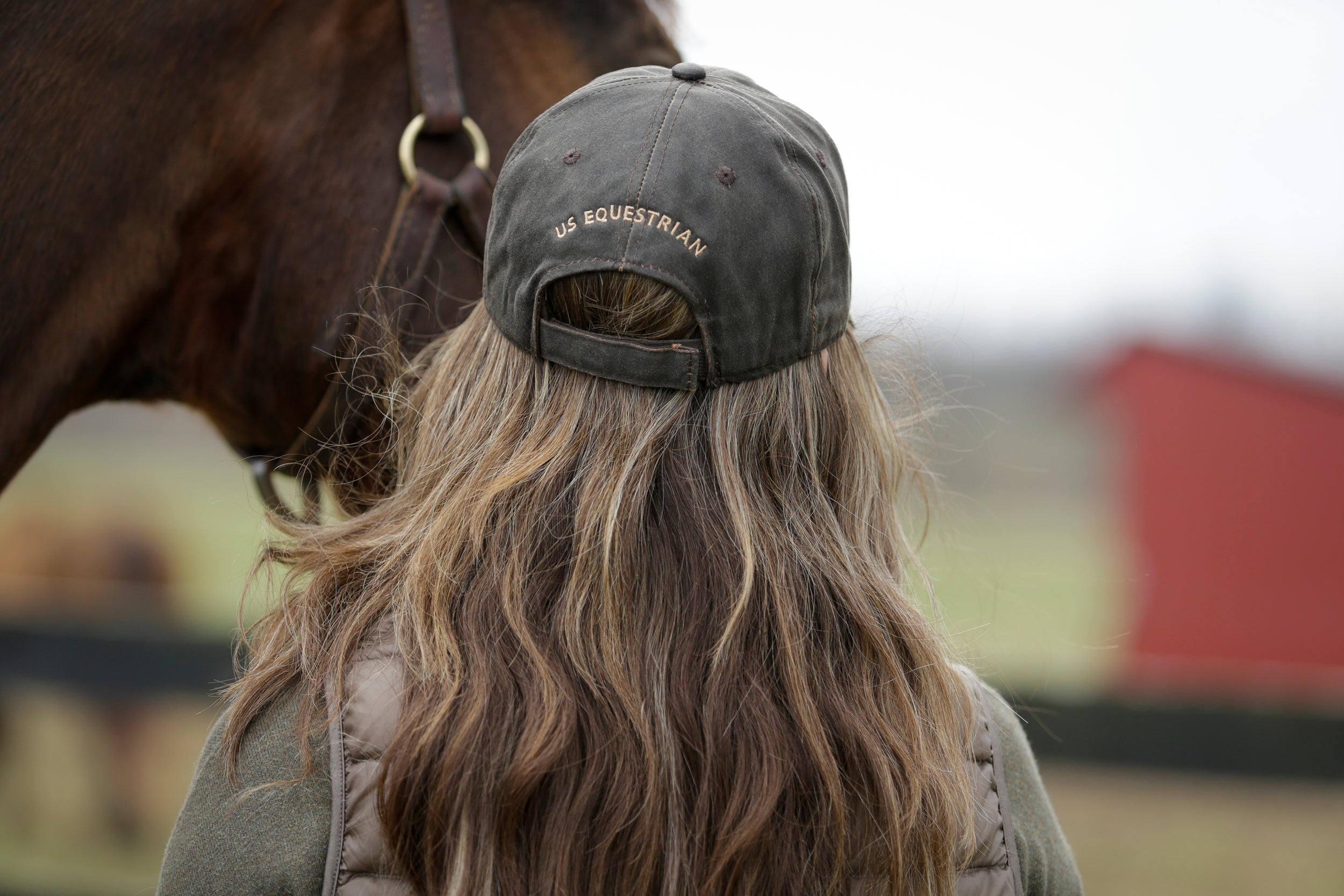 US Equestrian Oil Cloth Hat