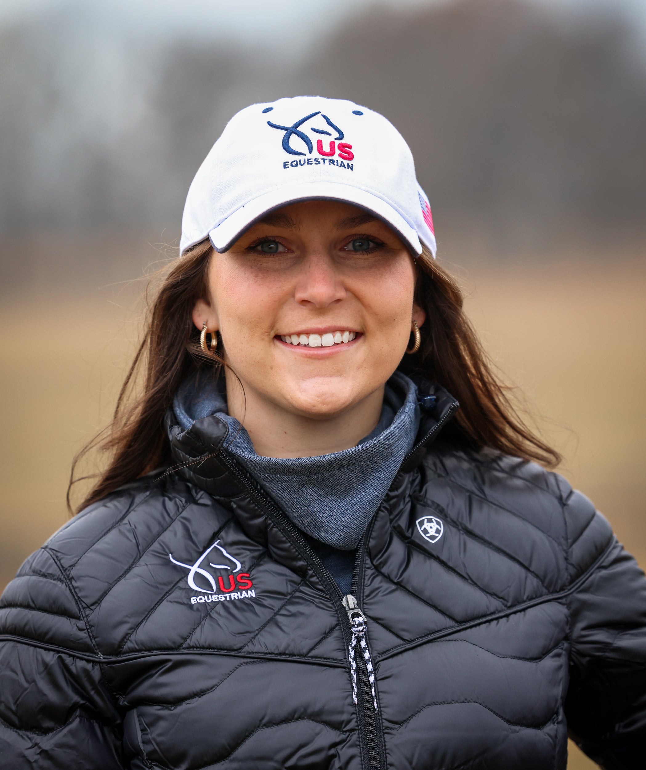 US Equestrian Patriotic Performance Hat