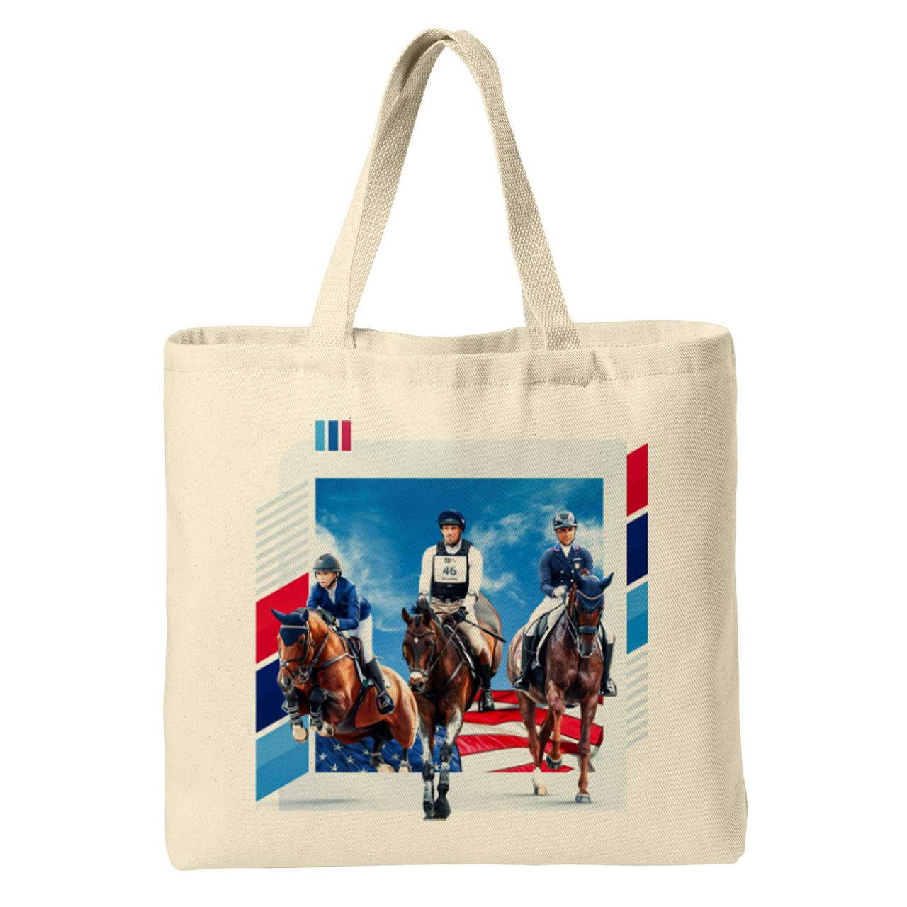 US Equestrian Open Poster Tote