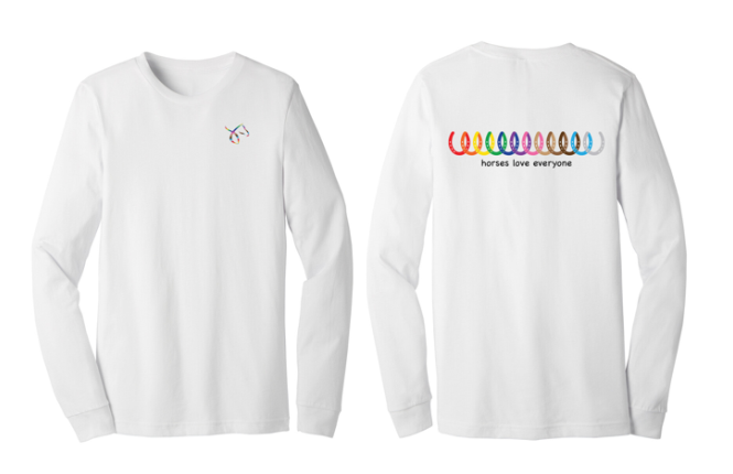 Unisex Horses Love Long Sleeve Tee