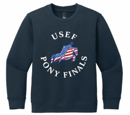 Pony Finals Youth Patriotic Crewneck