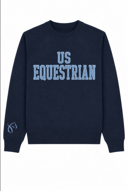US Equestrian Chainstitch Crewneck