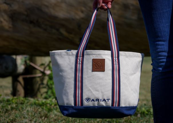US Equestrian Canvas Boat Tote