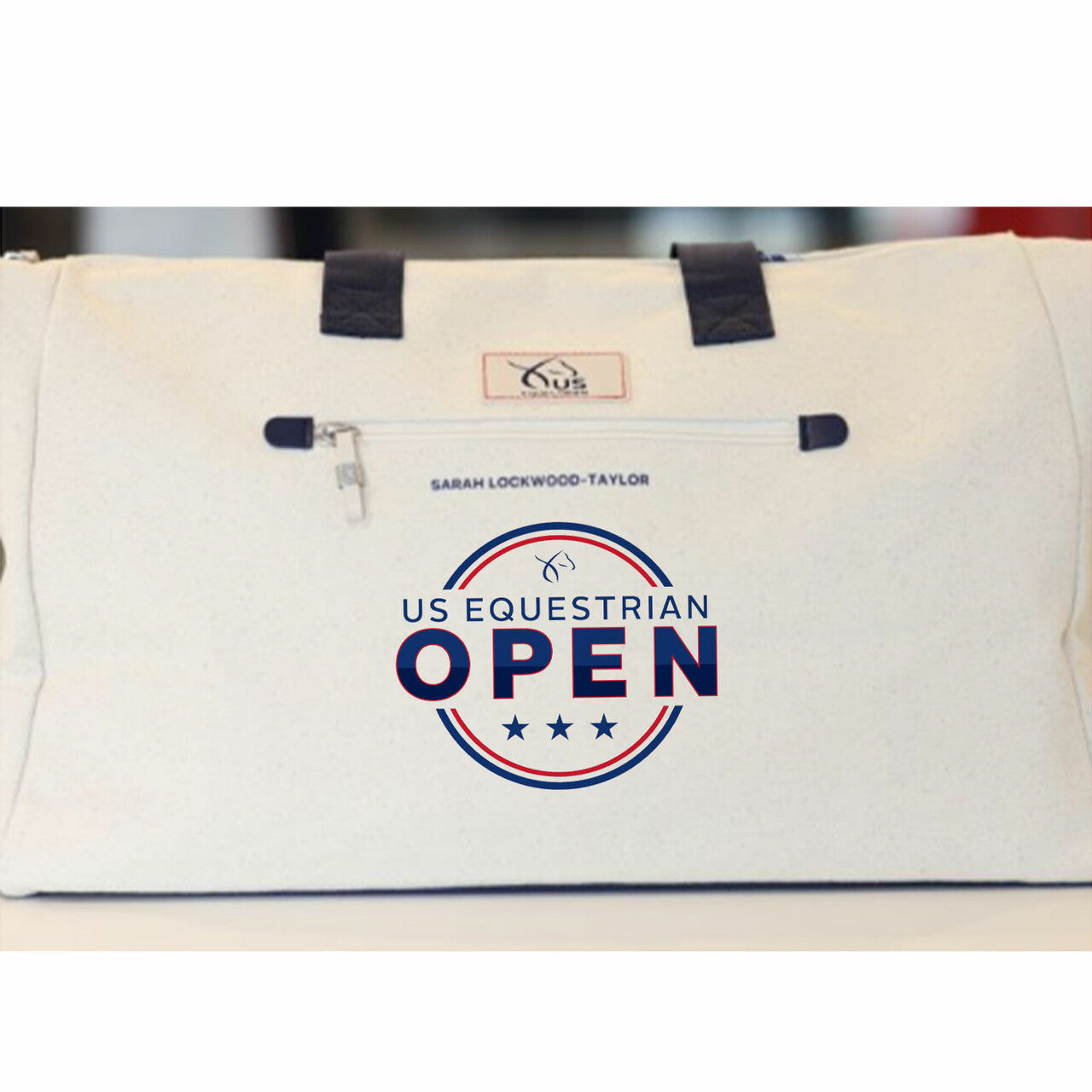 US Equestrian Open Large Logo Tote