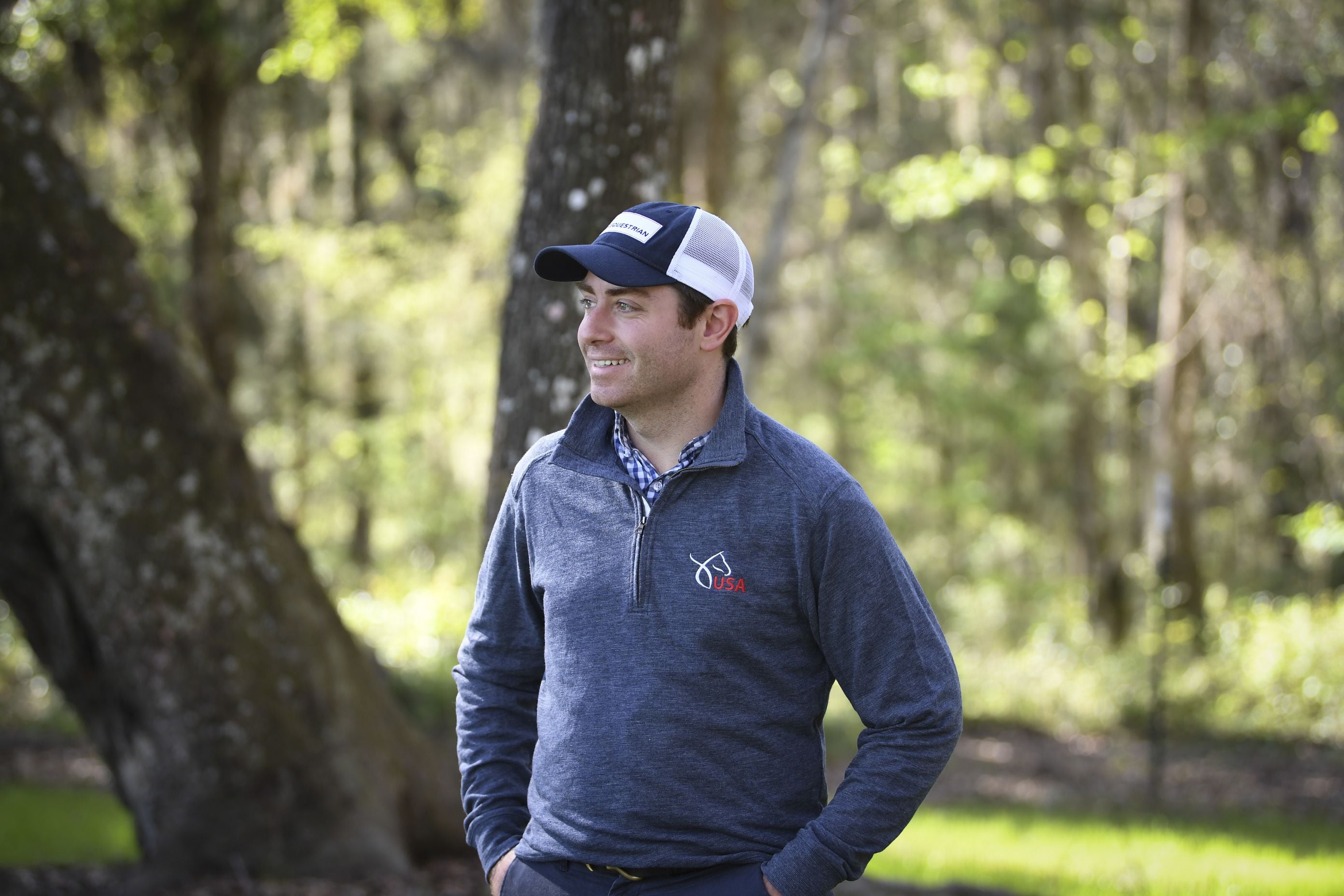 US Equestrian Pride Mesh Hat
