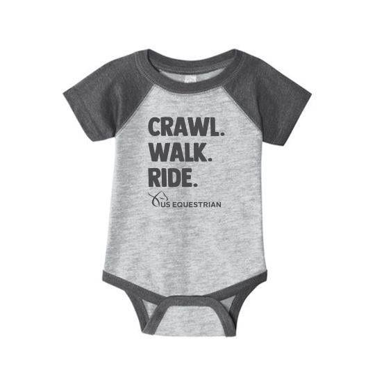 Crawl Walk Ride Onesie
