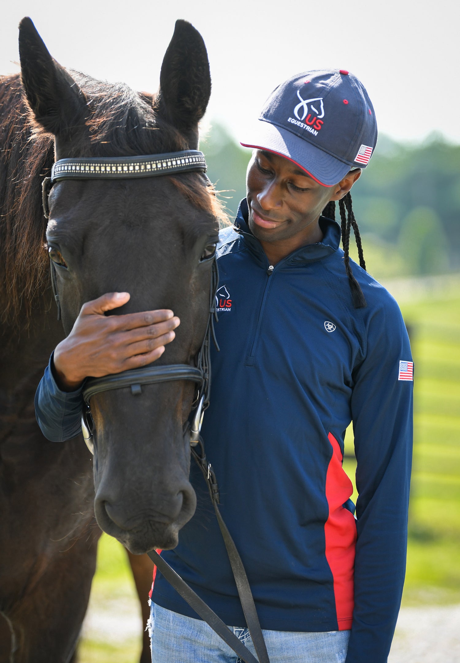 US Equestrian Sandwich Hat