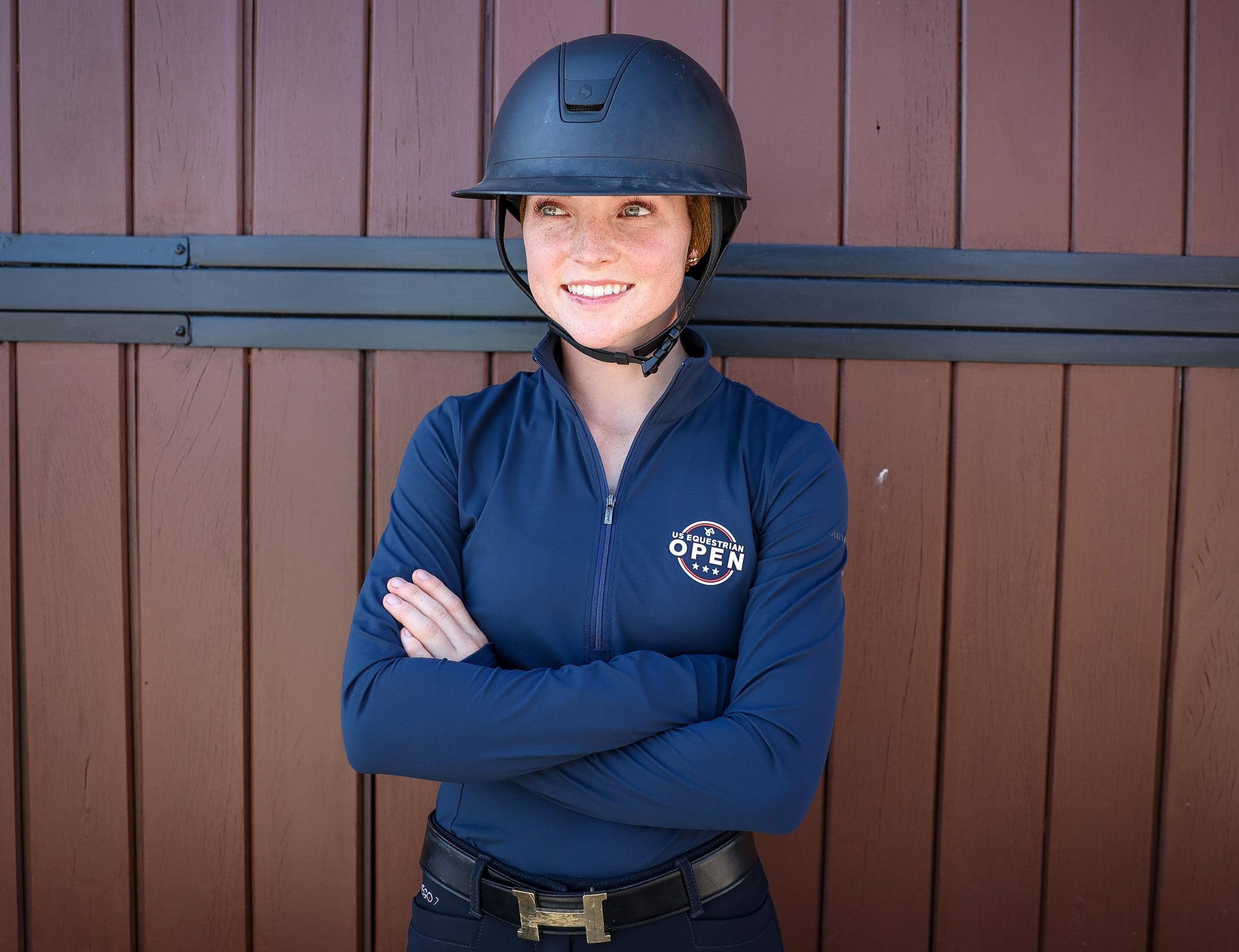 US Equestrian Open Ladies Solveil 1/2 Zip