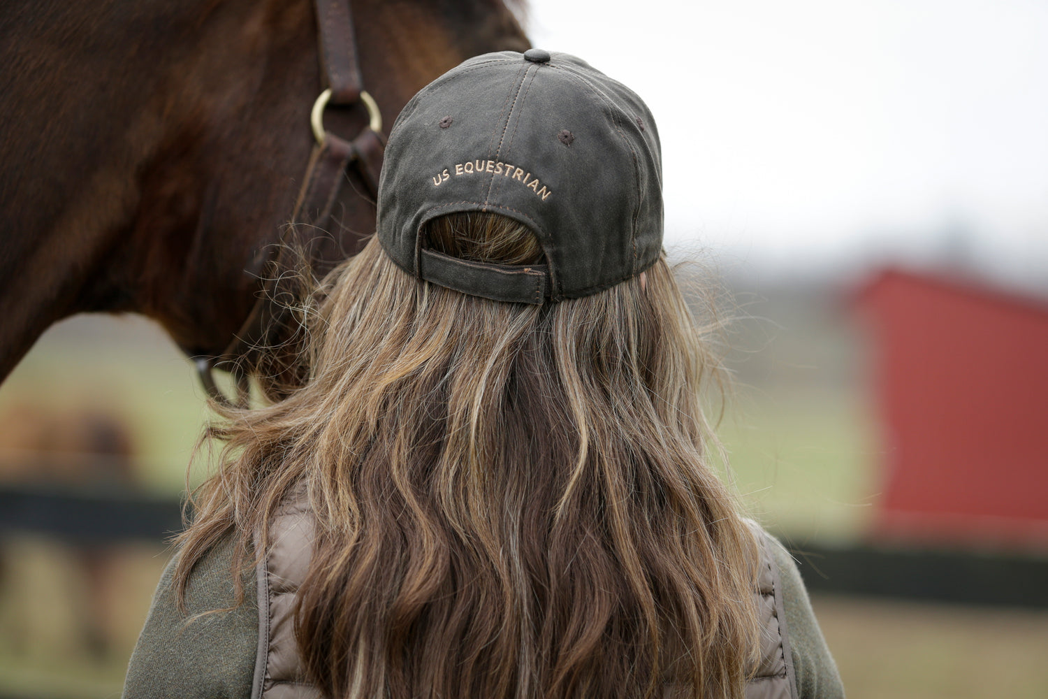 US Equestrian Oil Cloth Hat