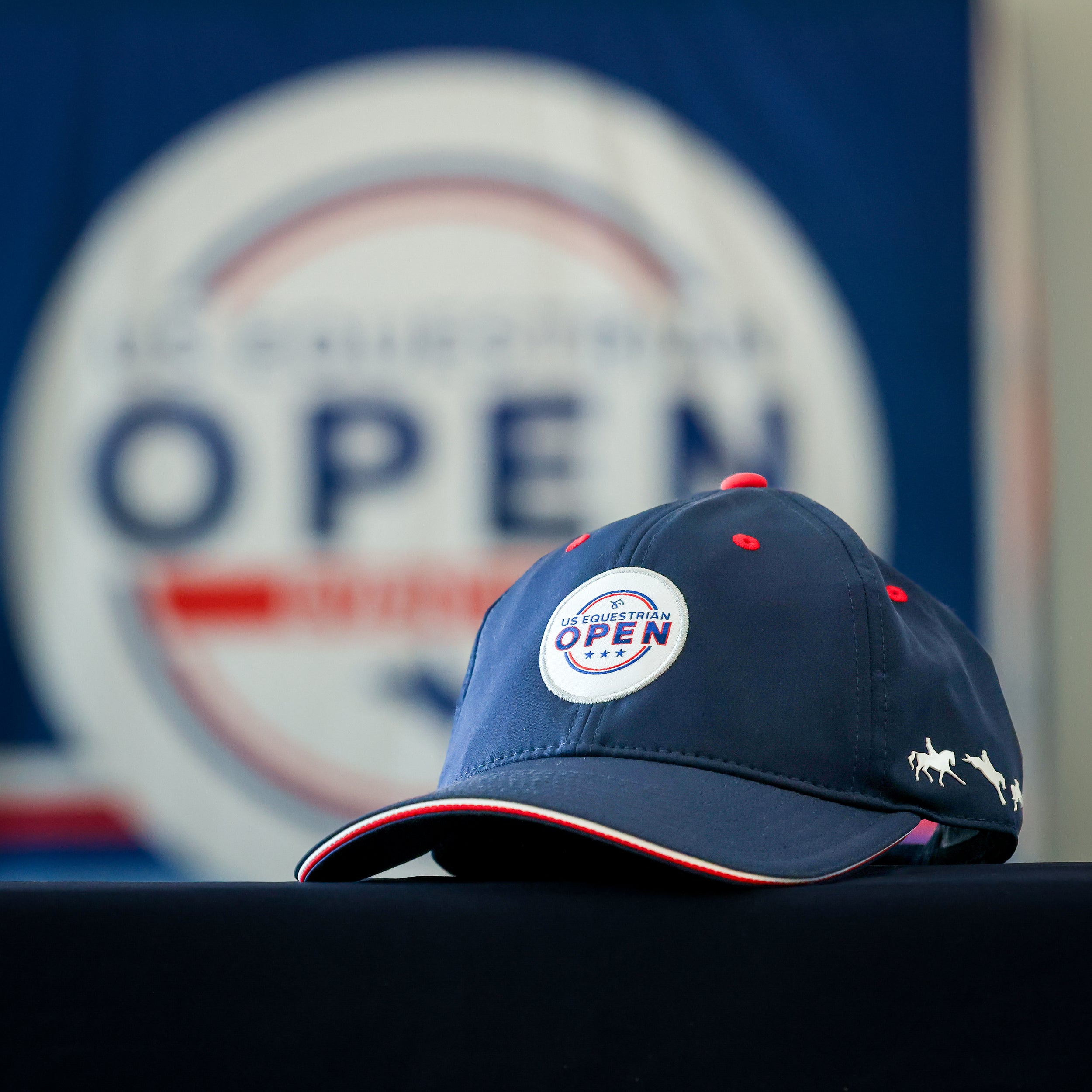 US Equestrian Open Navy Tek Hat