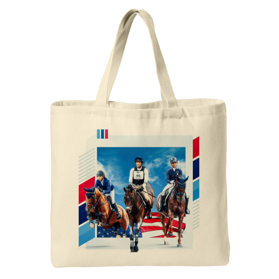 US Equestrian Open Poster Tote