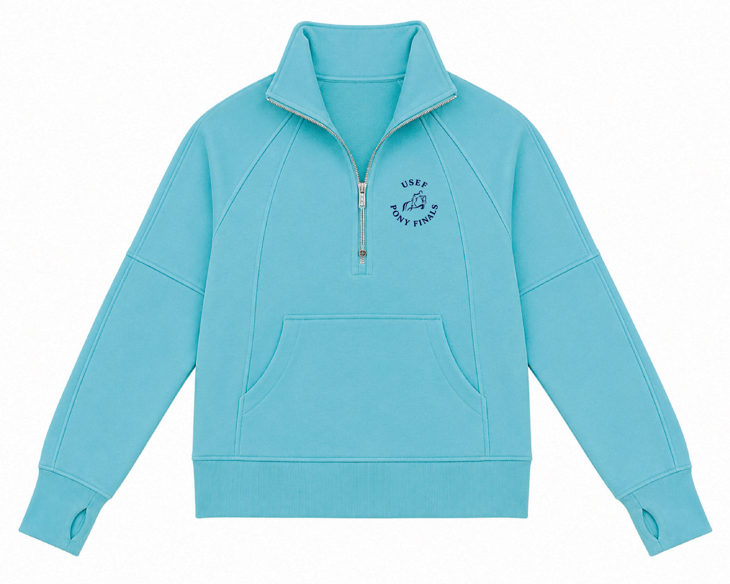 Pony Finals Scuba Oversized 1/2-Zip Funnel