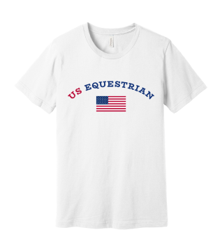 US Equestrian Flag Unisex Tee