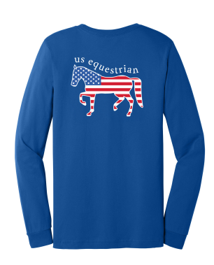 Patriotic Horse Unisex Long Sleeve