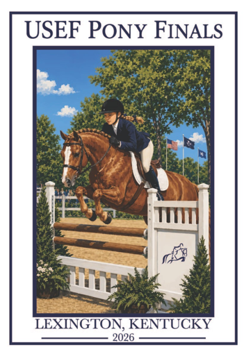 Pony Finals Watercolor Poster