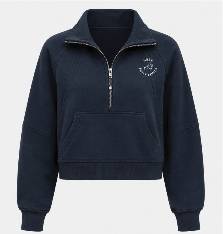 Pony Finals Scuba Oversized 1/2-Zip Funnel