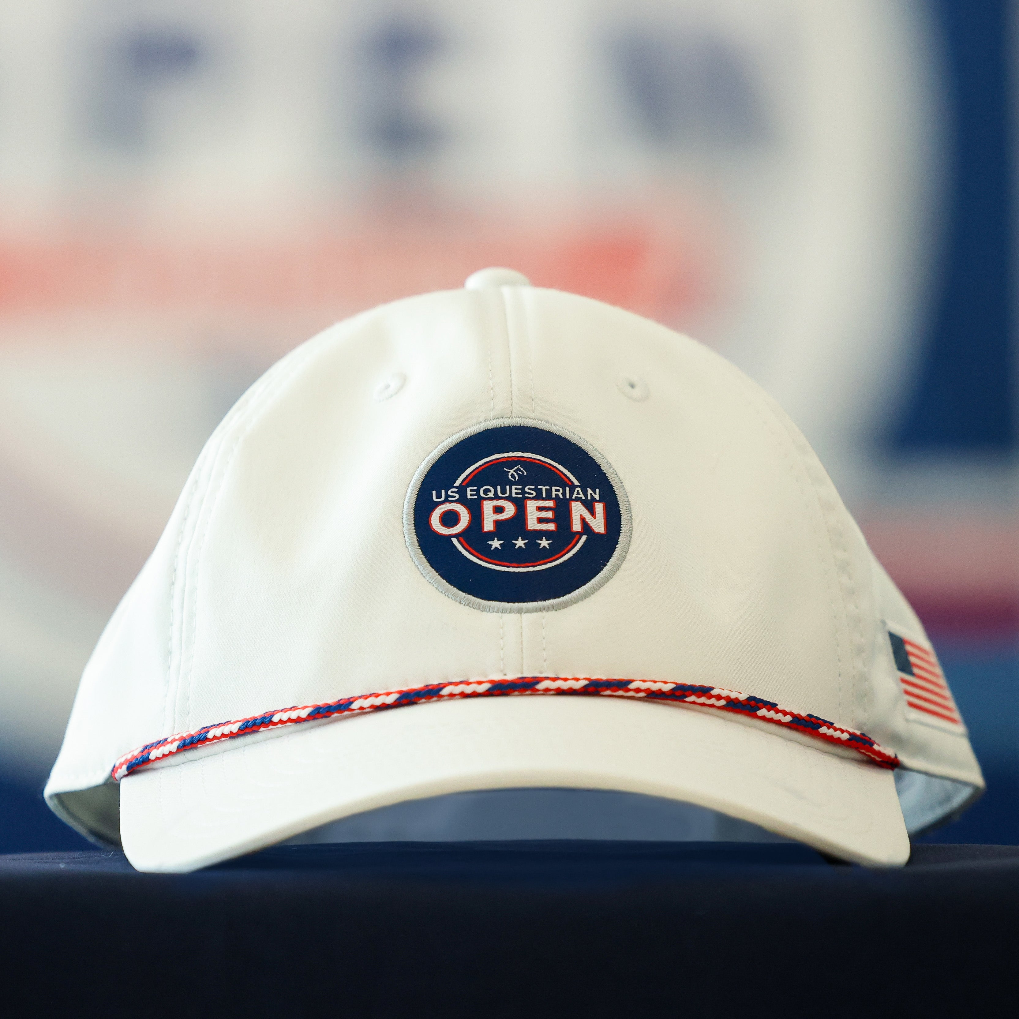 US Equestrian Open Twill Braid Hat
