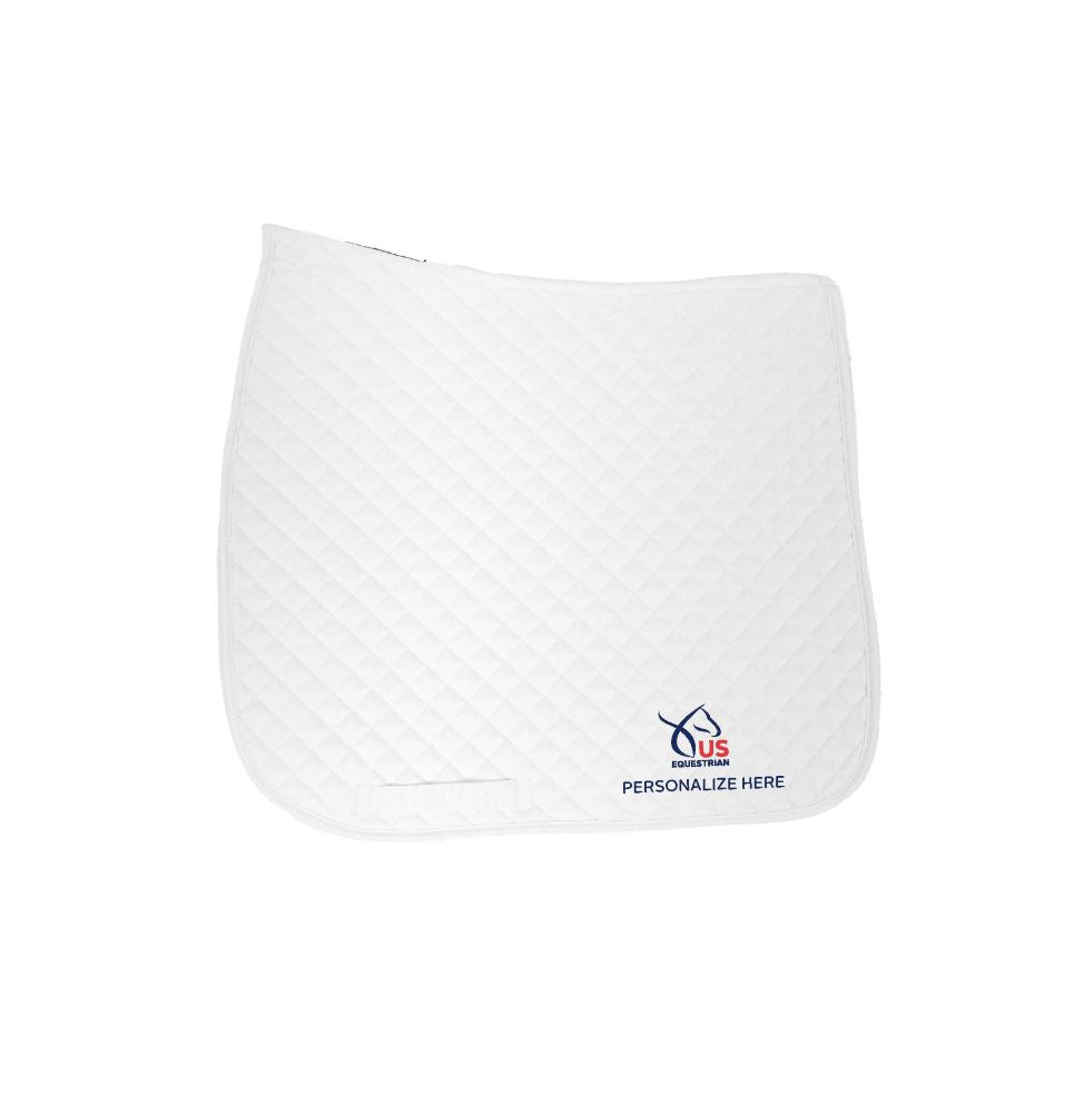US Equestrian Personalized Dressage Pad