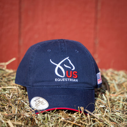 Ladies Navy Twill Hat