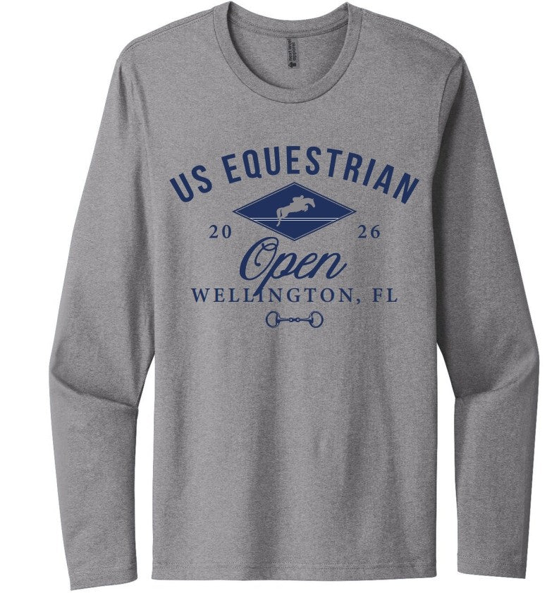 US Equestrian Open Long Sleeve Jumping Unisex Tee