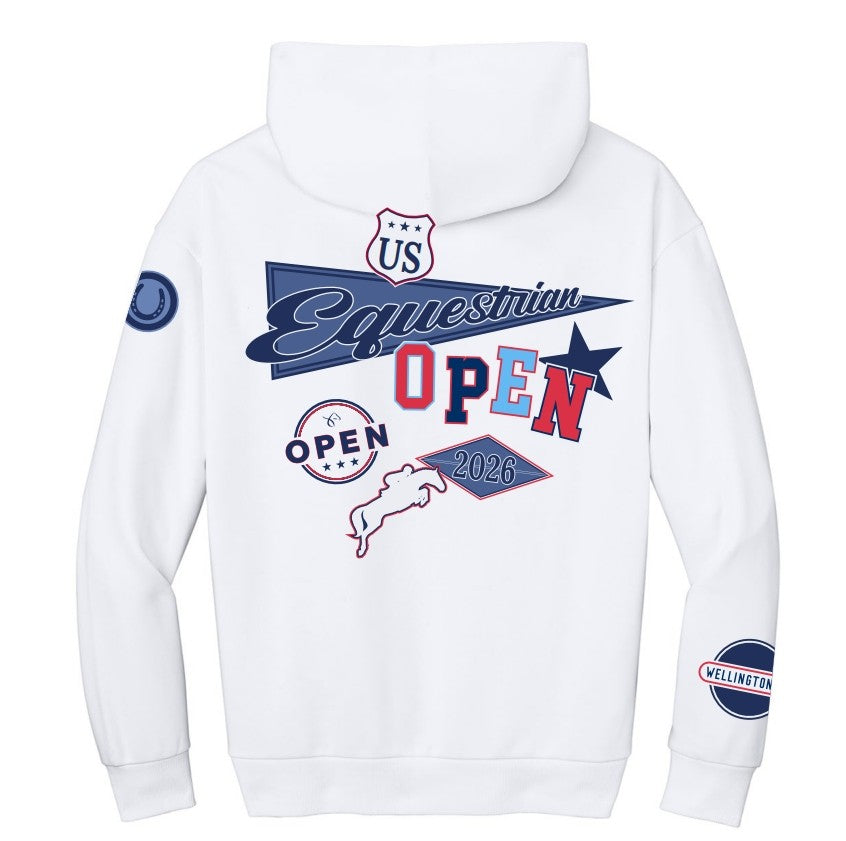 US Equestrian Novelty Jumping Unisex Hood