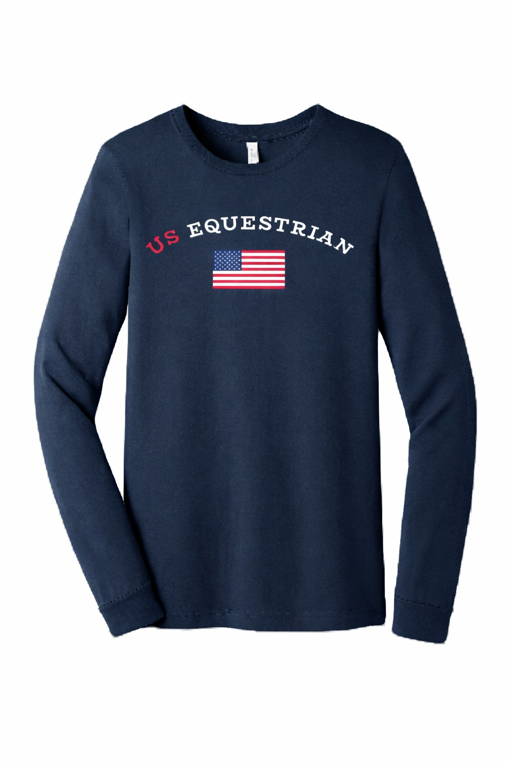 US Equestrian Flag Unisex Long Sleeve