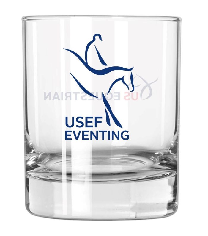 USA Eventing Icon Rocks Glasses - Set of Four