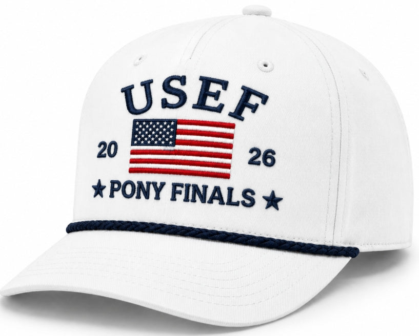 Pony Finals Flag Rope Hat