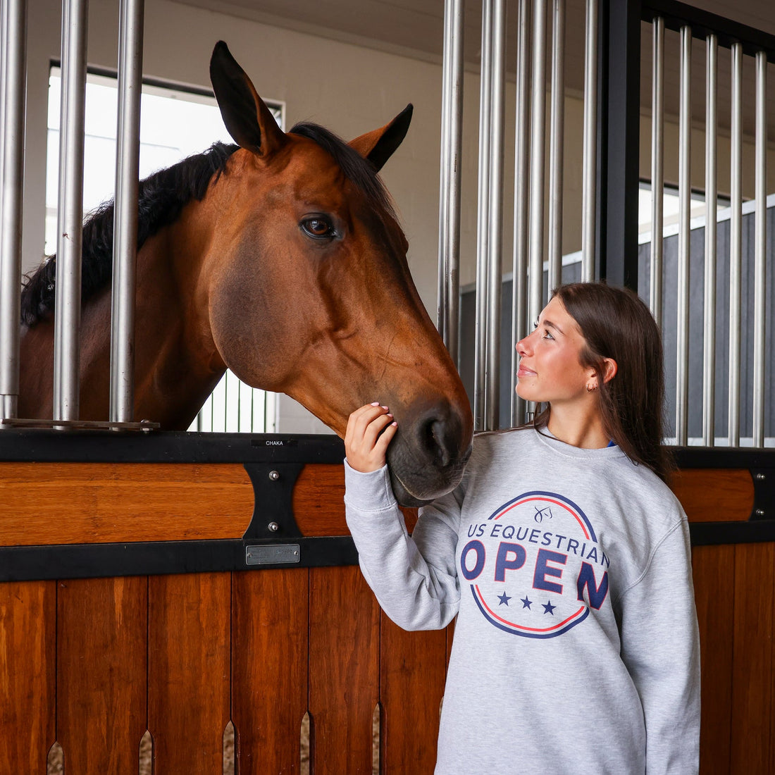 US Equestrian Open Unisex Crewneck Fleece